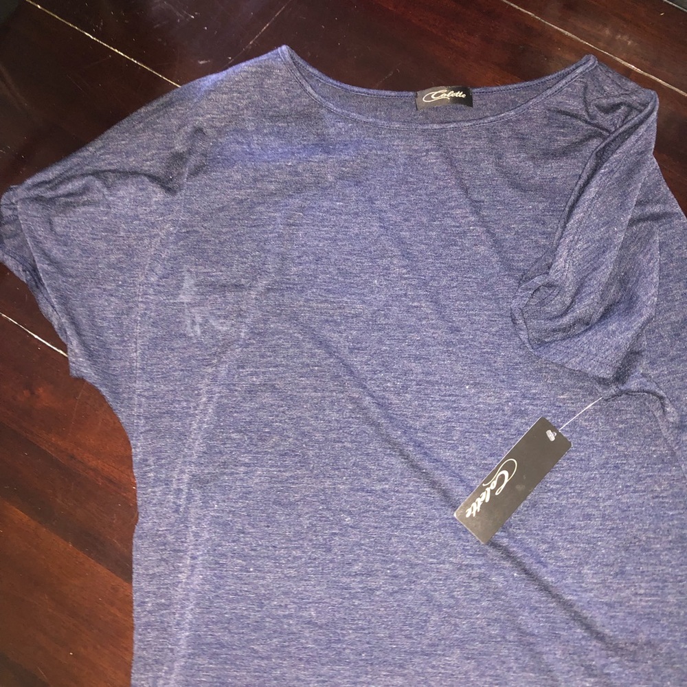 NWT and SUPER SOFT Navy Tee